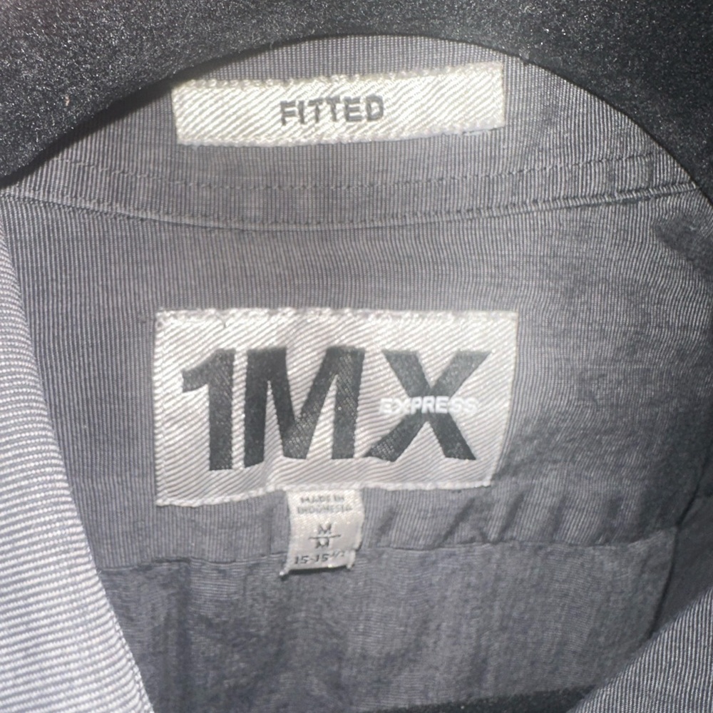 Express Male Medium button down dress up shirt